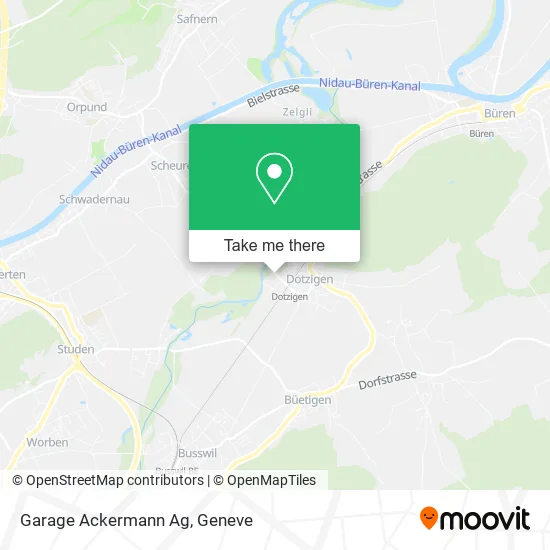 Garage Ackermann Ag map