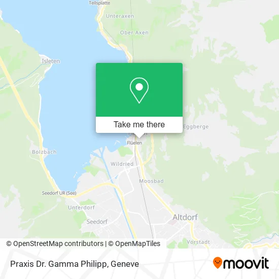 Praxis Dr. Gamma Philipp map