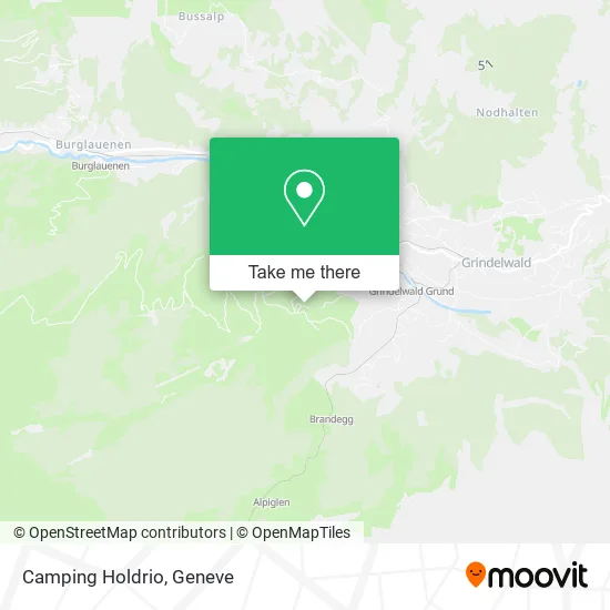 Camping Holdrio map