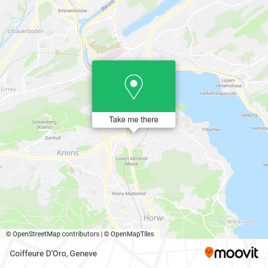 Coiffeure D‘Oro map