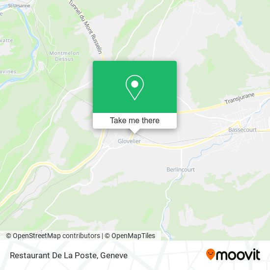 Restaurant De La Poste map
