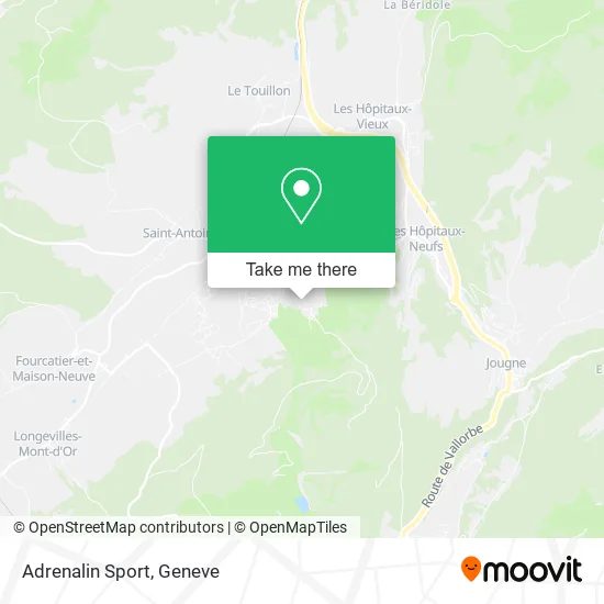 Adrenalin Sport map