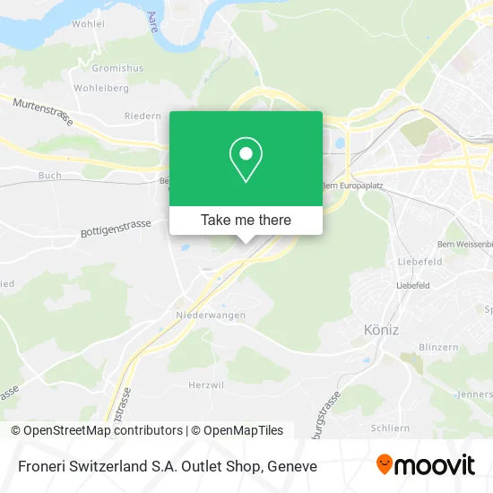 Froneri Switzerland S.A. Outlet Shop map