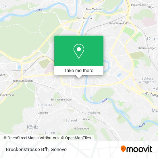 Brückenstrasse Bfh map