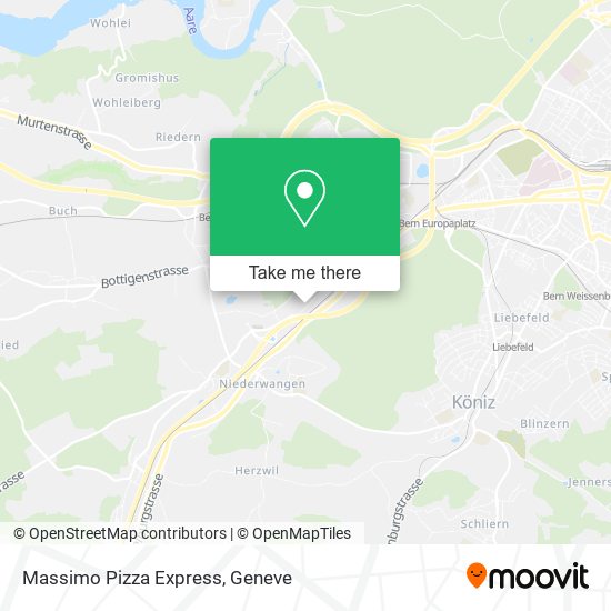 Massimo Pizza Express map