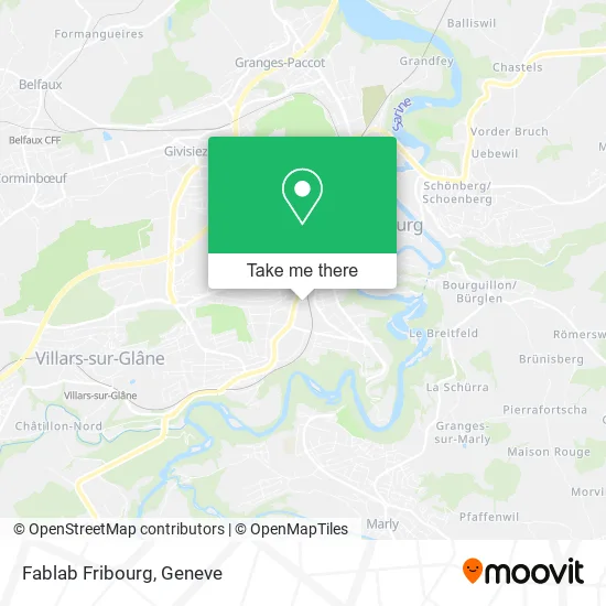 Fablab Fribourg map