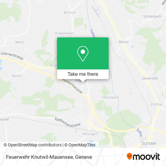 Feuerwehr Knutwil-Mauensee map