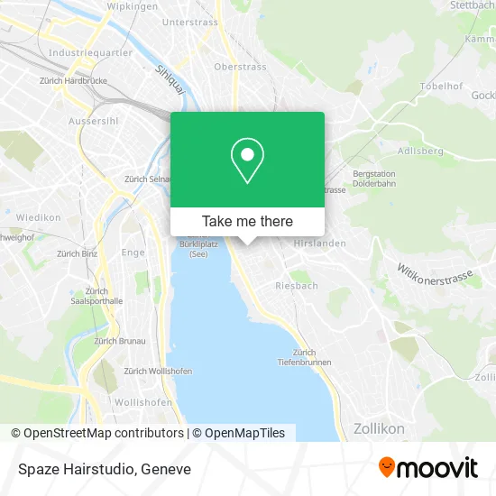 Spaze Hairstudio map