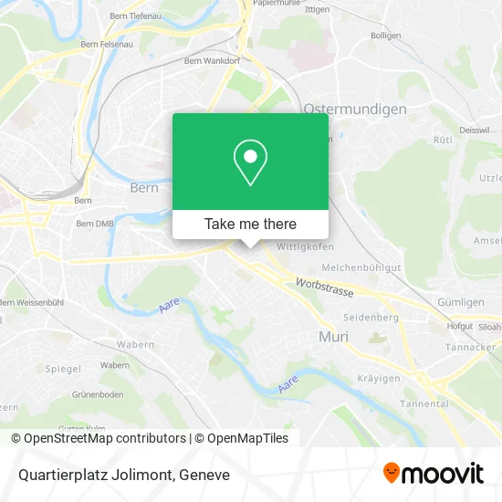 Quartierplatz Jolimont map