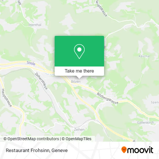 Restaurant Frohsinn map