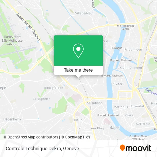 Controle Technique Dekra map