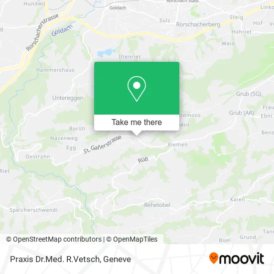 Praxis Dr.Med. R.Vetsch map