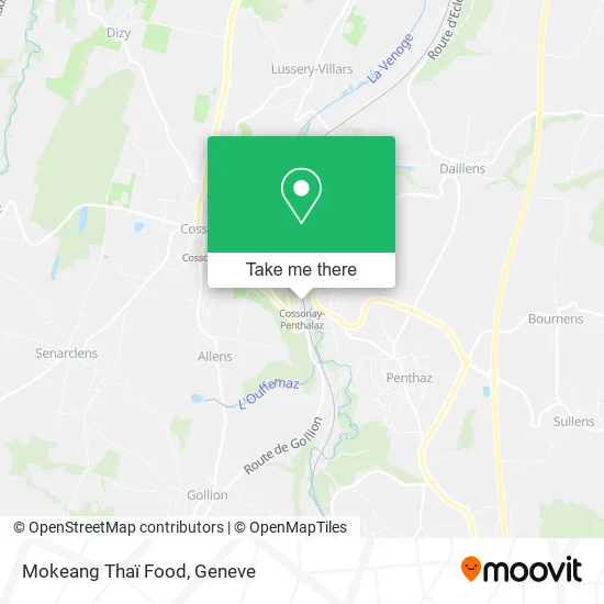 Mokeang Thaï Food map