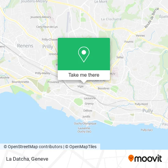 La Datcha map