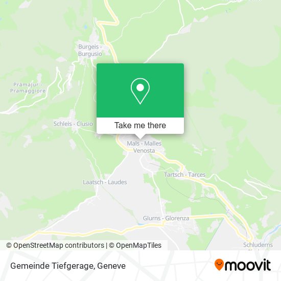 Gemeinde Tiefgerage map