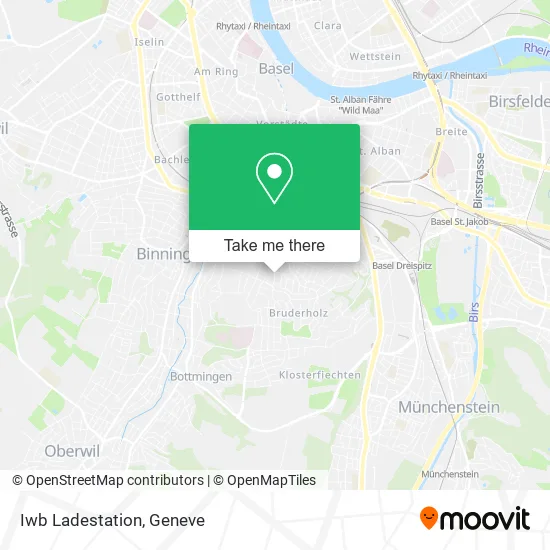 Iwb Ladestation map