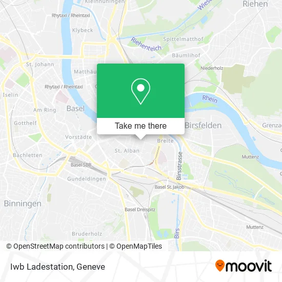 Iwb Ladestation map