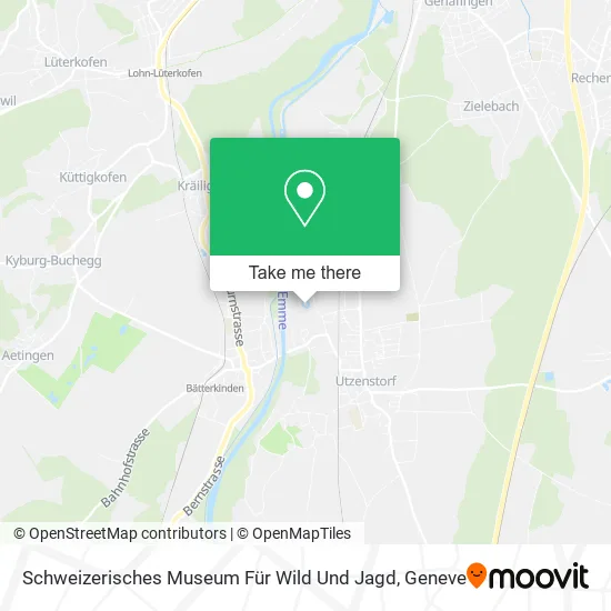 Schweizerisches Museum Für Wild Und Jagd map