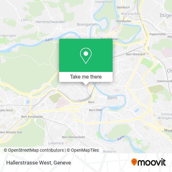 Hallerstrasse West map
