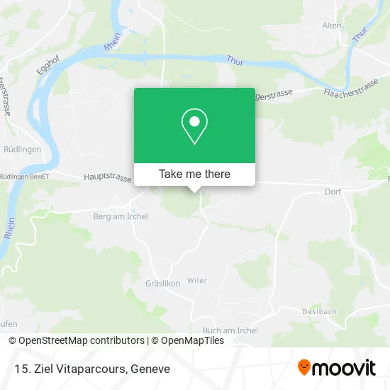 15. Ziel Vitaparcours map