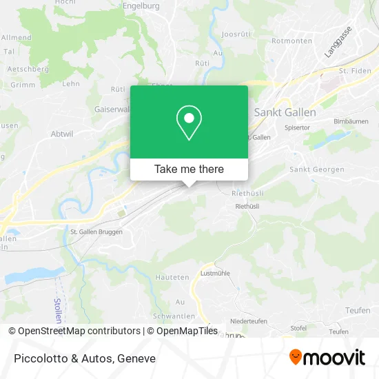 Piccolotto & Autos map