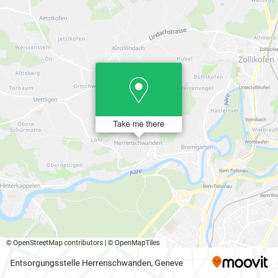 Entsorgungsstelle Herrenschwanden map