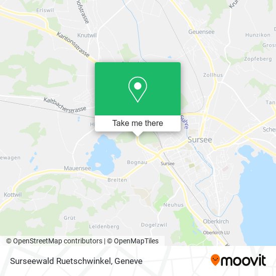 Surseewald Ruetschwinkel map