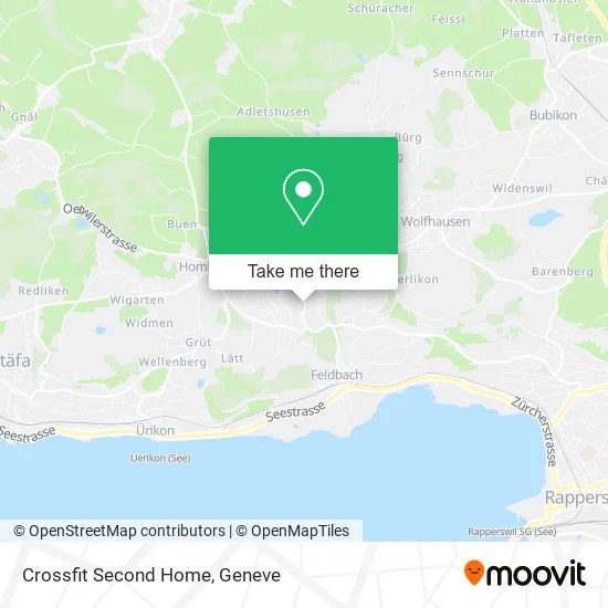 Crossfit Second Home map