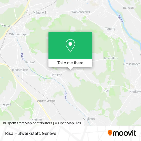 Risa Hutwerkstatt map