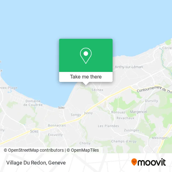 Village Du Redon map