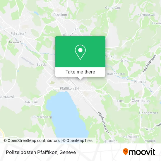 Polizeiposten Pfäffikon map