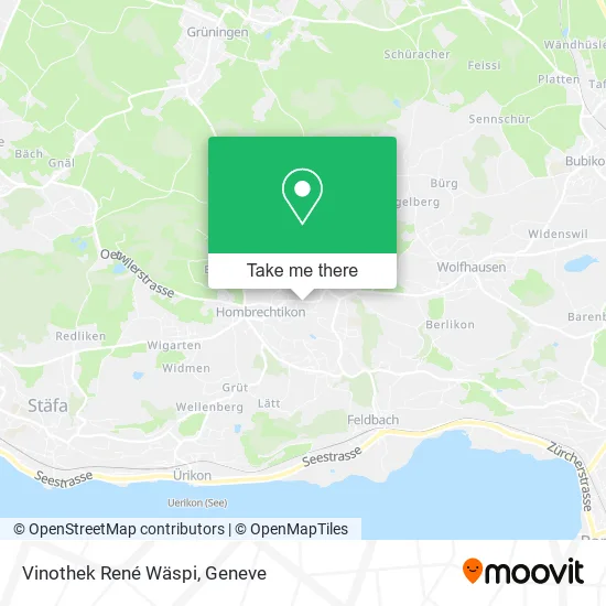 Vinothek René Wäspi map