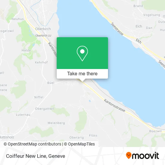 Coiffeur New Line map