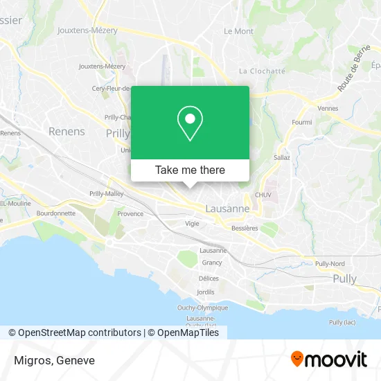Migros map