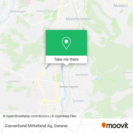 Gasverbund Mittelland Ag map