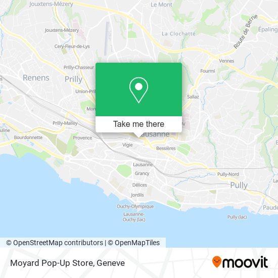 Moyard Pop-Up Store map