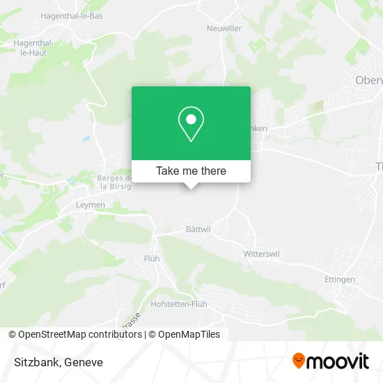 Sitzbank map
