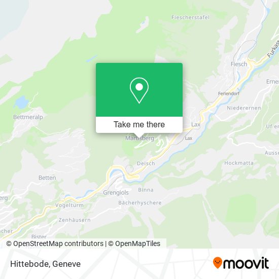 Hittebode map