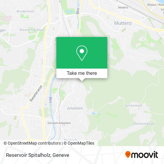 Reservoir Spitalholz map