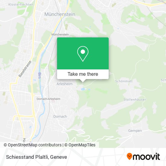 Schiesstand Plaîtli map