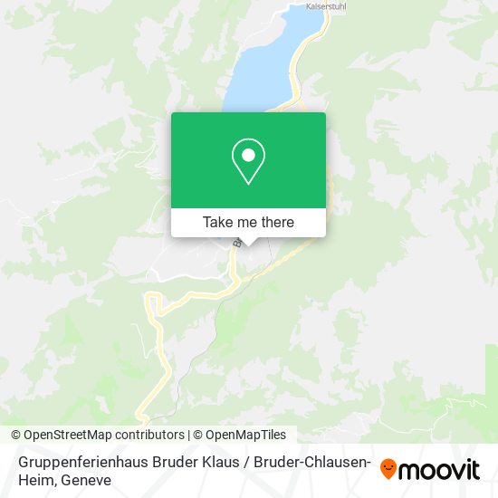 Gruppenferienhaus Bruder Klaus / Bruder-Chlausen-Heim map