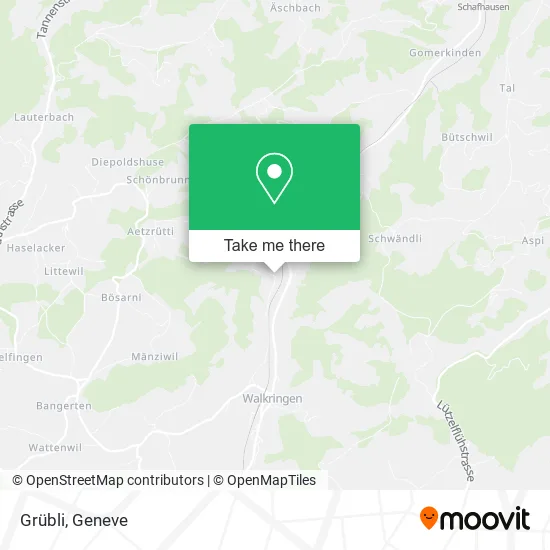 Grübli map
