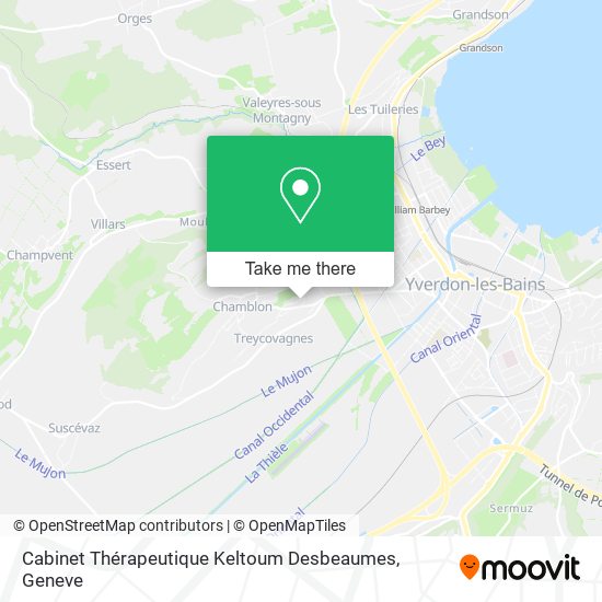 Cabinet Thérapeutique Keltoum Desbeaumes map