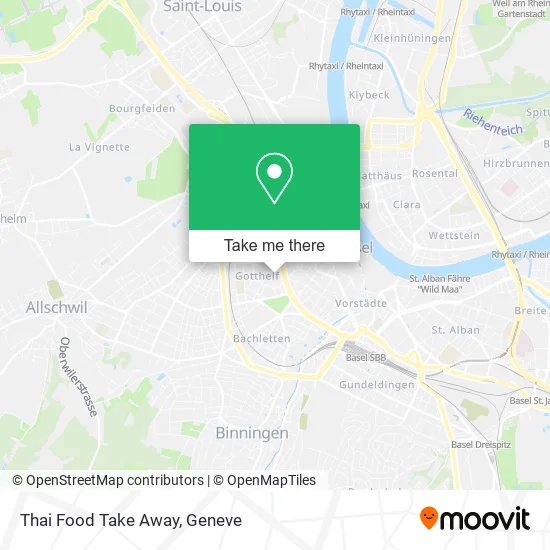 Thai Food Take Away map
