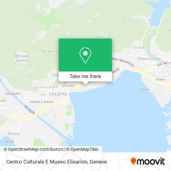 Centro Culturale E Museo Elisarion map