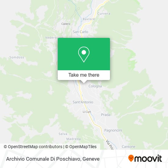 Archivio Comunale Di Poschiavo map