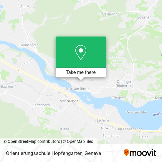 Orientierungsschule Hopfengarten map