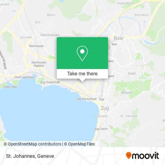 St. Johannes map