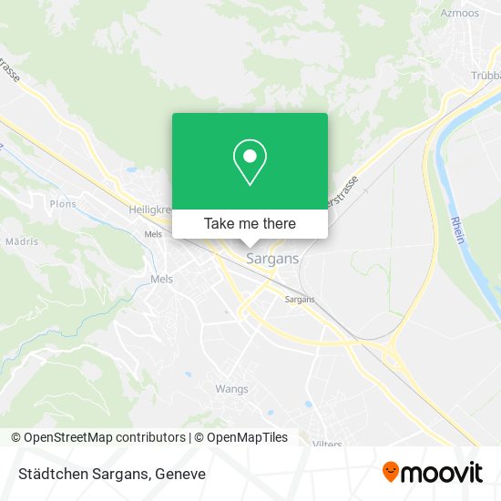 Städtchen Sargans map