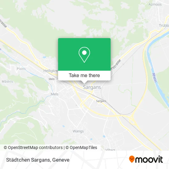 Städtchen Sargans map
